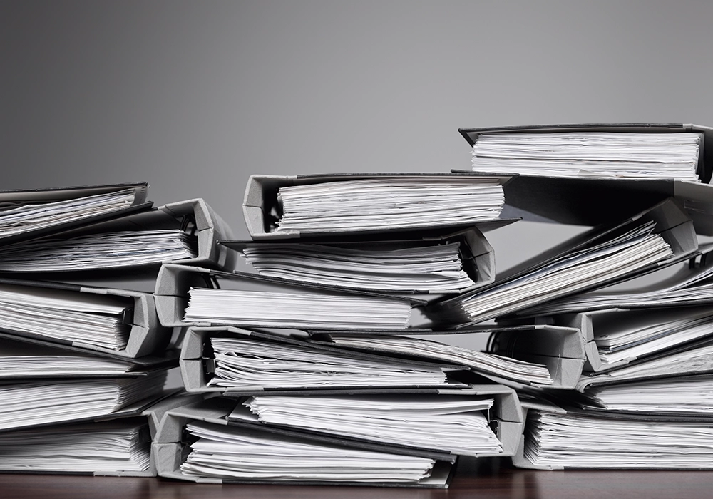 stack of documents